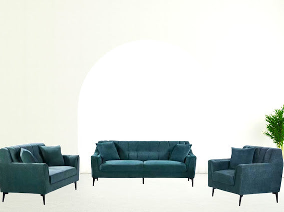 Teal Living Room Set - KF Confort