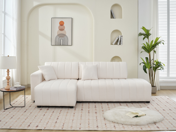 Modular Cream Sectional - KF Confort